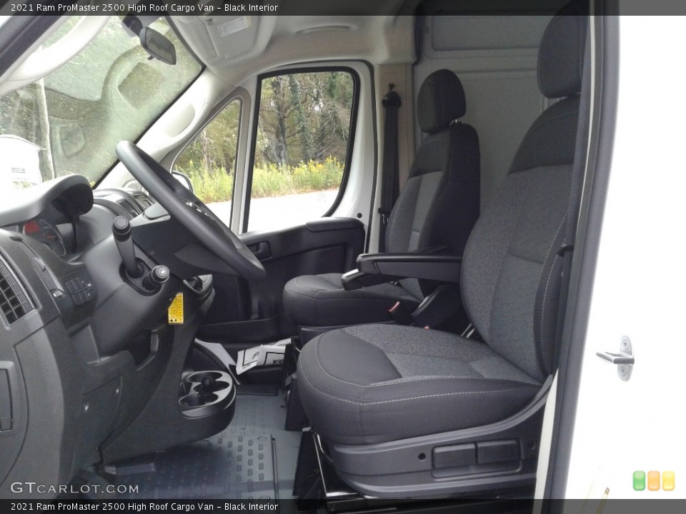 Black Interior Photo for the 2021 Ram ProMaster 2500 High Roof Cargo Van #140066684