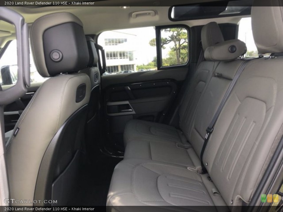 Khaki Interior Rear Seat for the 2020 Land Rover Defender 110 HSE #140066708