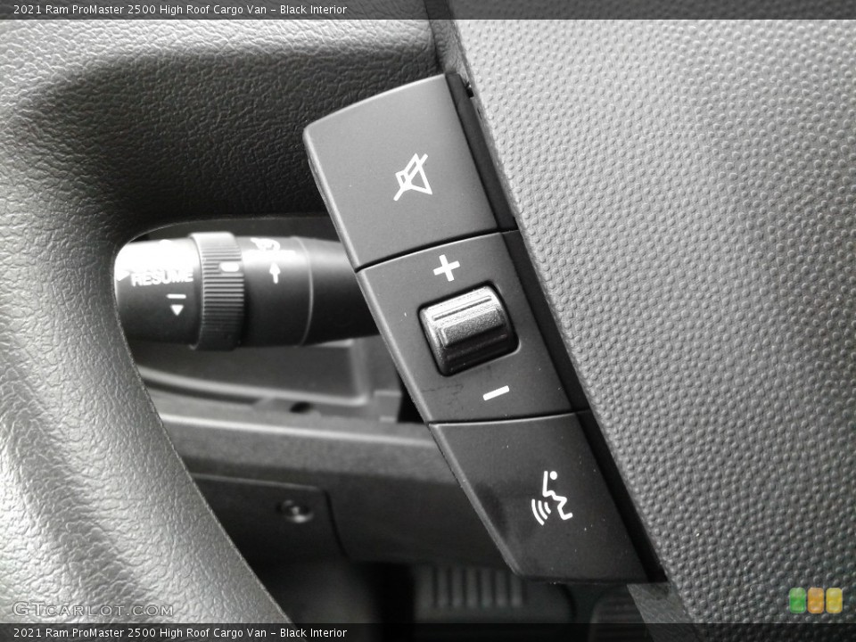 Black Interior Steering Wheel for the 2021 Ram ProMaster 2500 High Roof Cargo Van #140066837