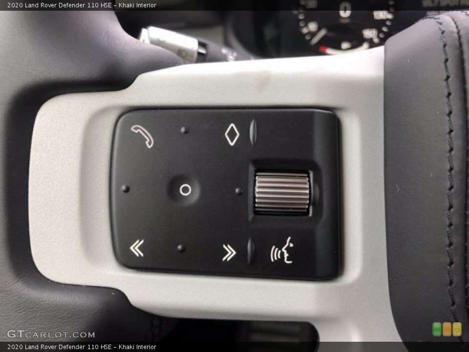 Khaki Interior Steering Wheel for the 2020 Land Rover Defender 110 HSE #140066897