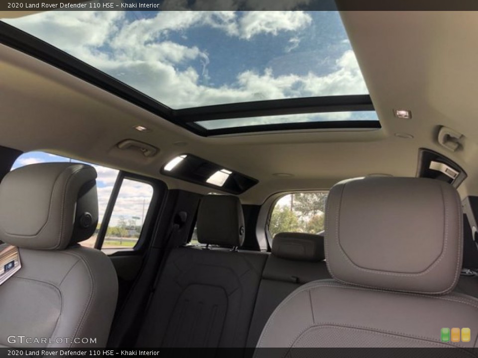 Khaki Interior Sunroof for the 2020 Land Rover Defender 110 HSE #140067149
