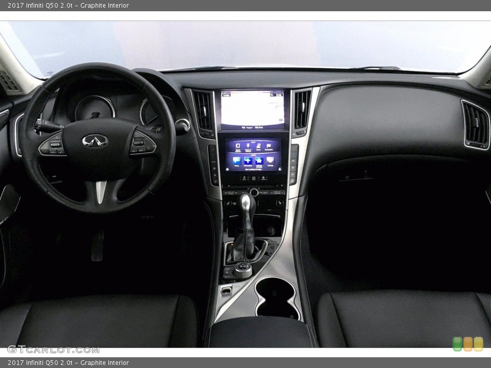 Graphite Interior Dashboard for the 2017 Infiniti Q50 2.0t #140067464