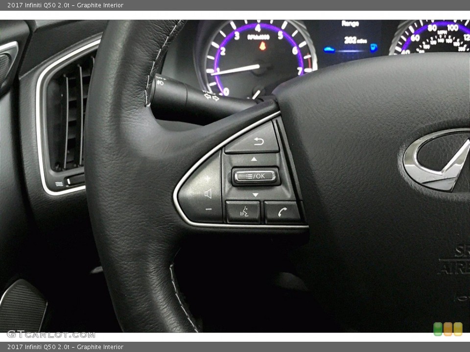 Graphite Interior Steering Wheel for the 2017 Infiniti Q50 2.0t #140067545