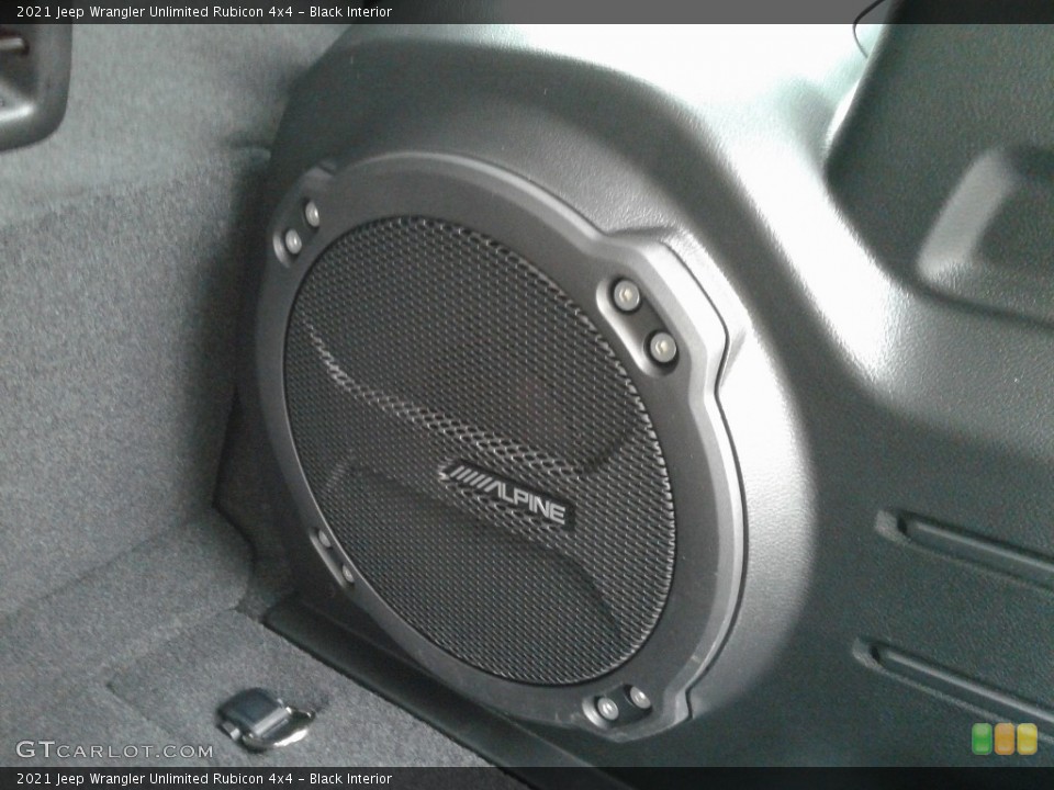 Black Interior Audio System for the 2021 Jeep Wrangler Unlimited Rubicon 4x4 #140067551
