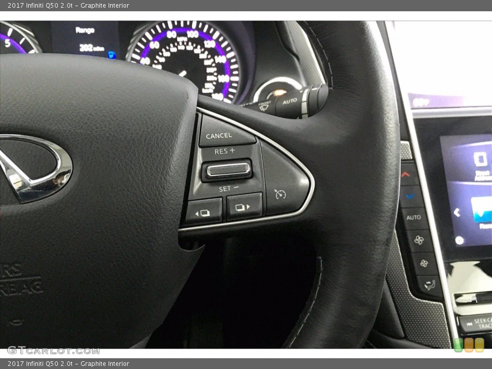 Graphite Interior Steering Wheel for the 2017 Infiniti Q50 2.0t #140067569