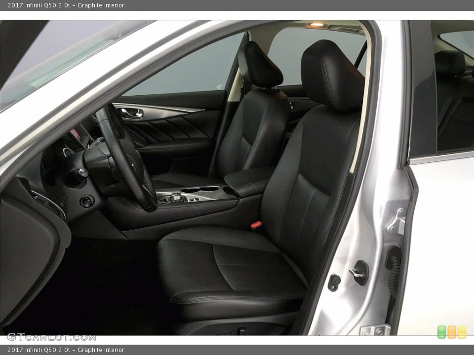 Graphite Interior Front Seat for the 2017 Infiniti Q50 2.0t #140067804