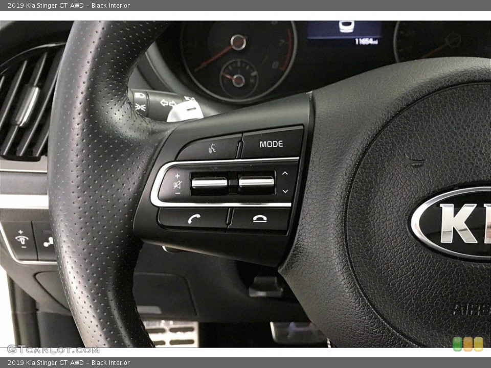 Black Interior Steering Wheel for the 2019 Kia Stinger GT AWD #140068304