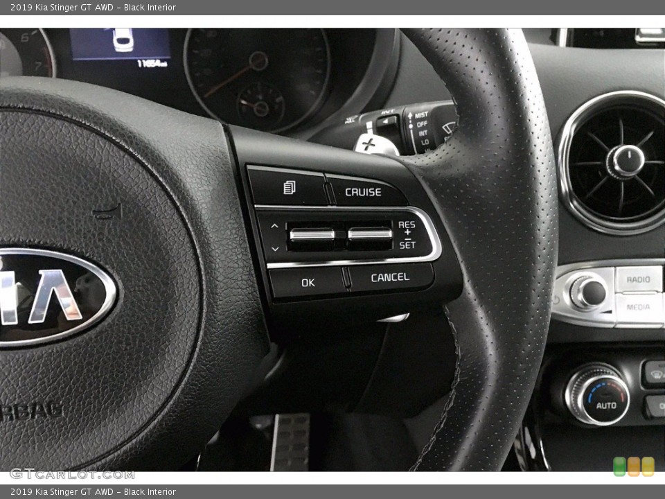 Black Interior Steering Wheel for the 2019 Kia Stinger GT AWD #140068322