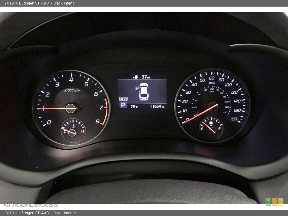 Black Interior Gauges for the 2019 Kia Stinger GT AWD #140068343