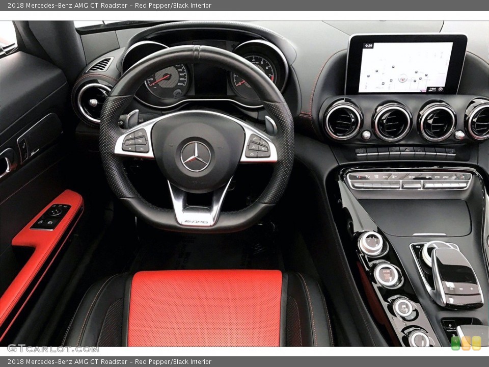 Red Pepper/Black Interior Dashboard for the 2018 Mercedes-Benz AMG GT Roadster #140068496