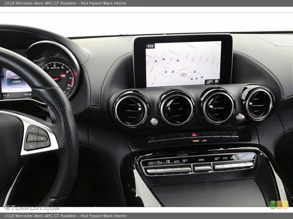 Red Pepper/Black Interior Controls for the 2018 Mercedes-Benz AMG GT Roadster #140068511