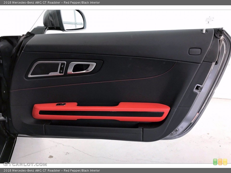 Red Pepper/Black Interior Door Panel for the 2018 Mercedes-Benz AMG GT Roadster #140068886