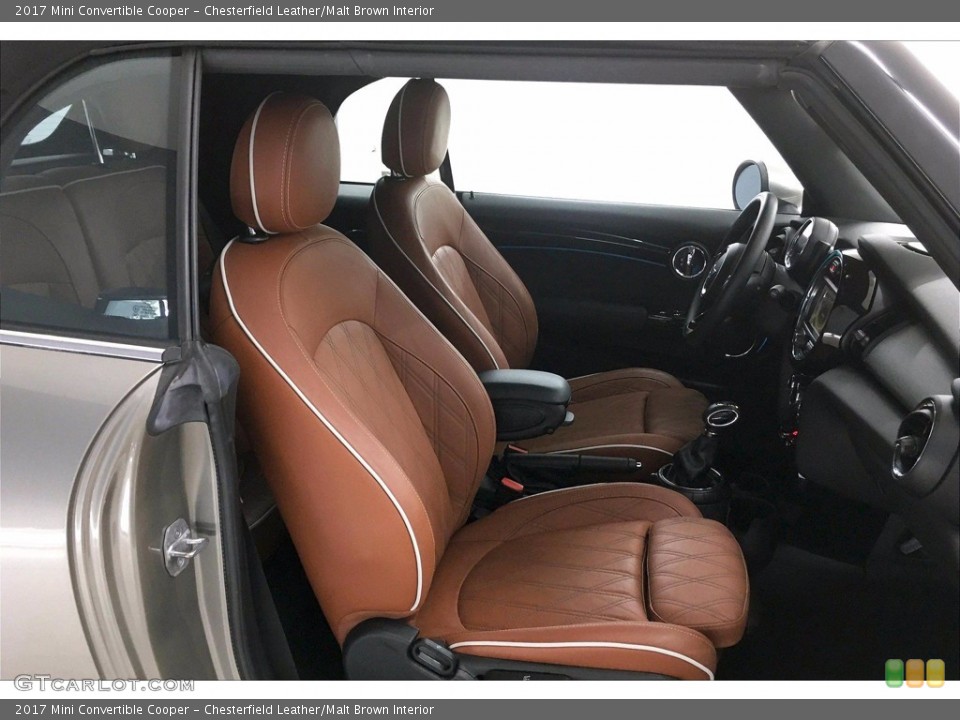Chesterfield Leather/Malt Brown Interior Photo for the 2017 Mini Convertible Cooper #140069741