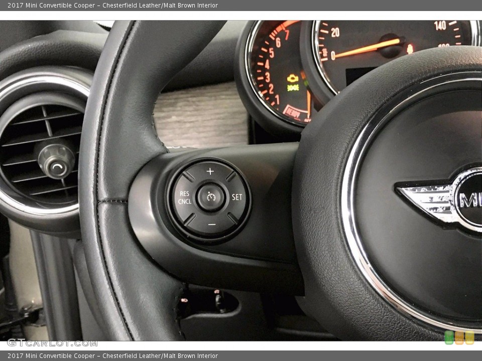 Chesterfield Leather/Malt Brown Interior Steering Wheel for the 2017 Mini Convertible Cooper #140069882