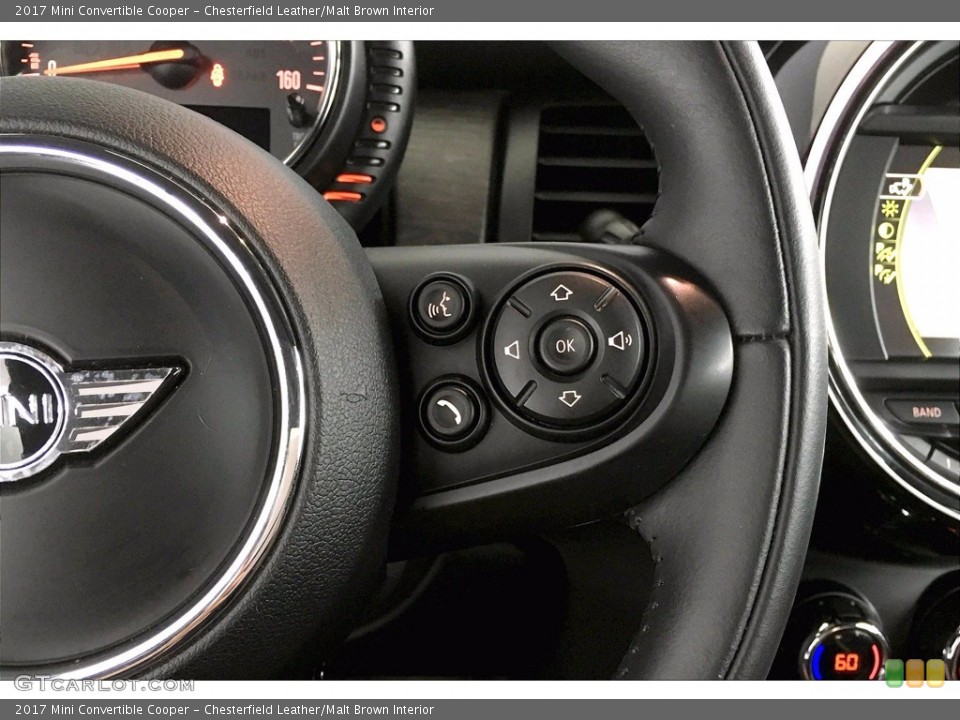 Chesterfield Leather/Malt Brown Interior Steering Wheel for the 2017 Mini Convertible Cooper #140069891