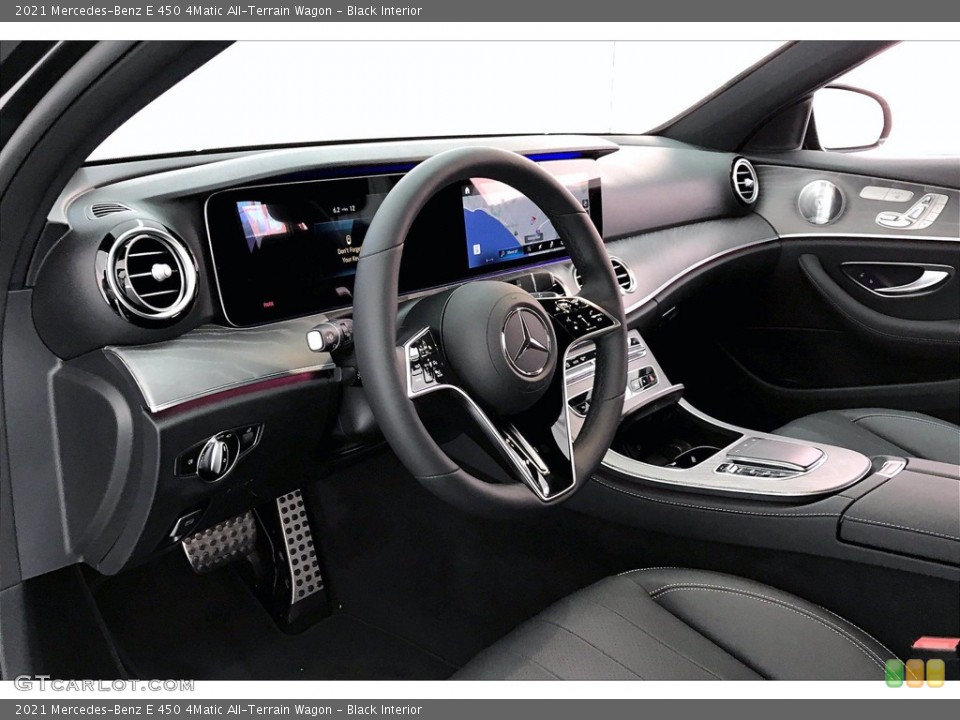 Black Interior Steering Wheel for the 2021 Mercedes-Benz E 450 4Matic All-Terrain Wagon #140069918