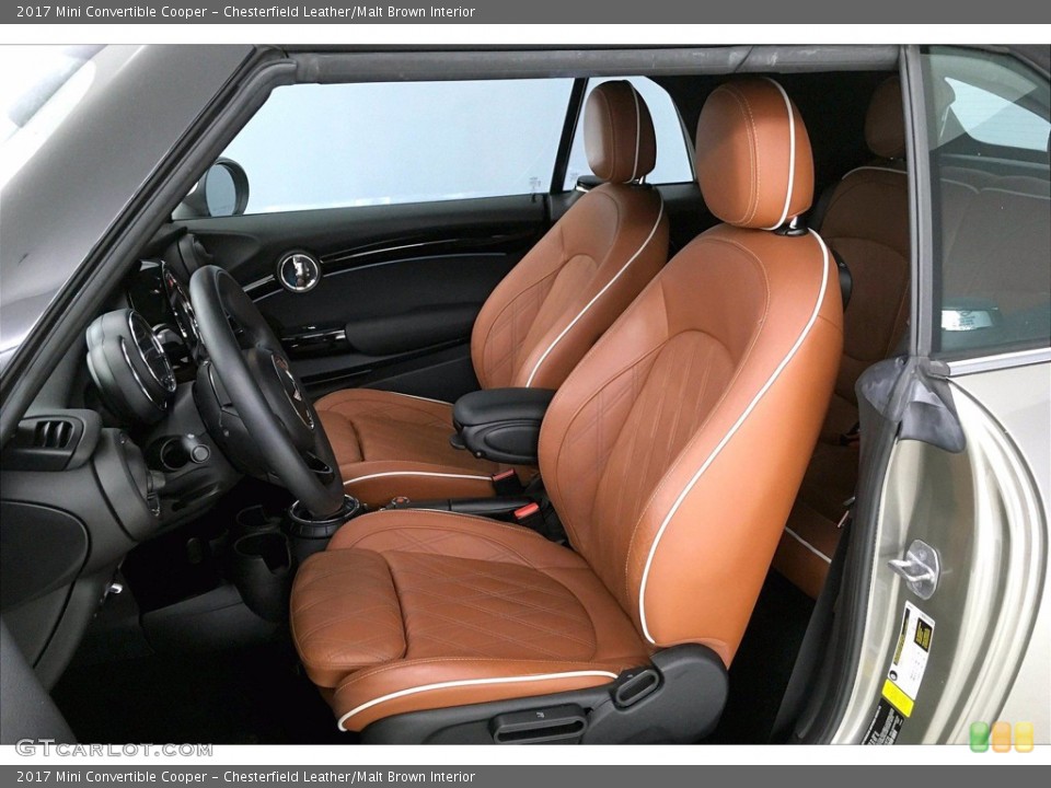 Chesterfield Leather/Malt Brown Interior Photo for the 2017 Mini Convertible Cooper #140069966