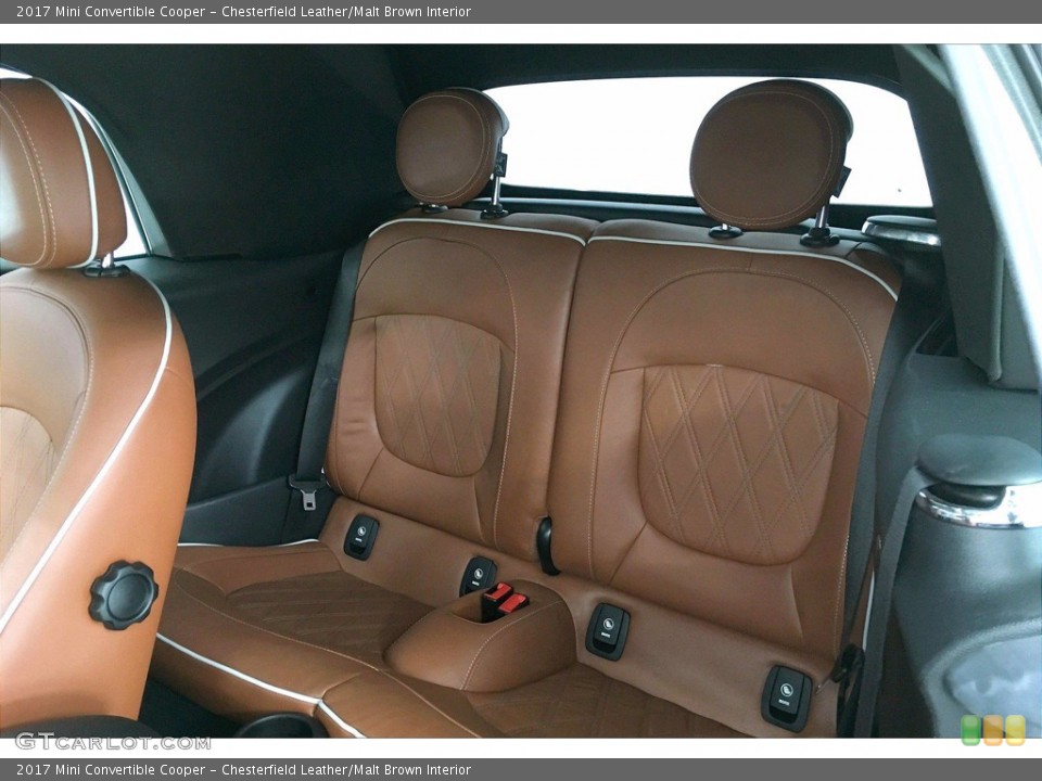 Chesterfield Leather/Malt Brown Interior Rear Seat for the 2017 Mini Convertible Cooper #140069978