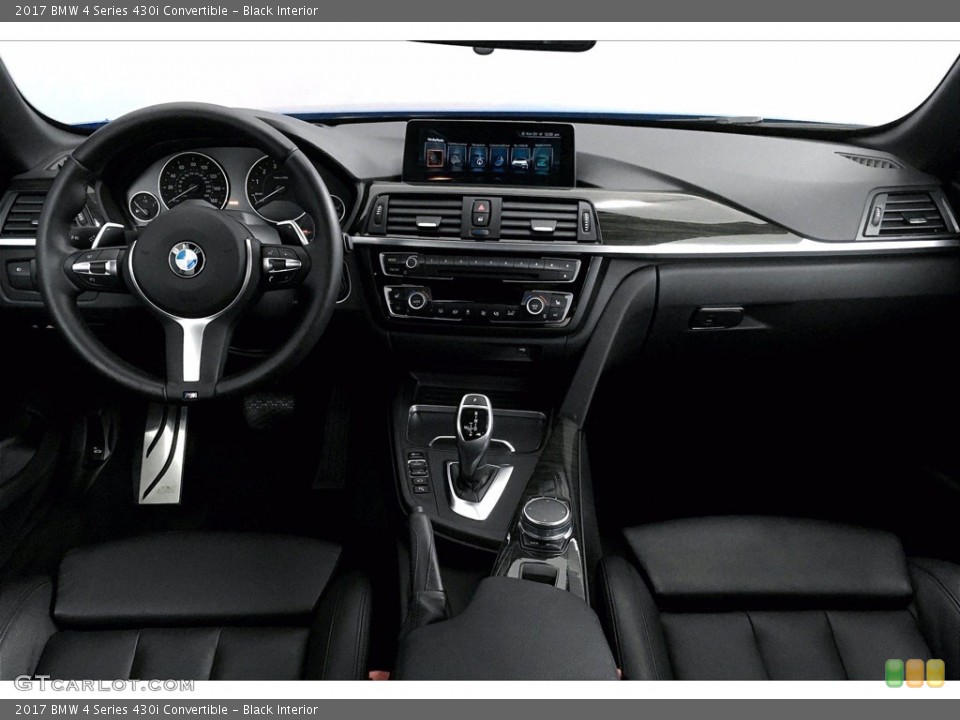 Black Interior Dashboard for the 2017 BMW 4 Series 430i Convertible #140073360