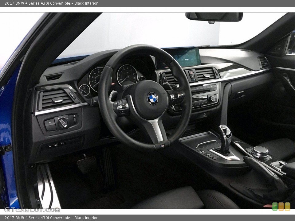 Black Interior Dashboard for the 2017 BMW 4 Series 430i Convertible #140073462