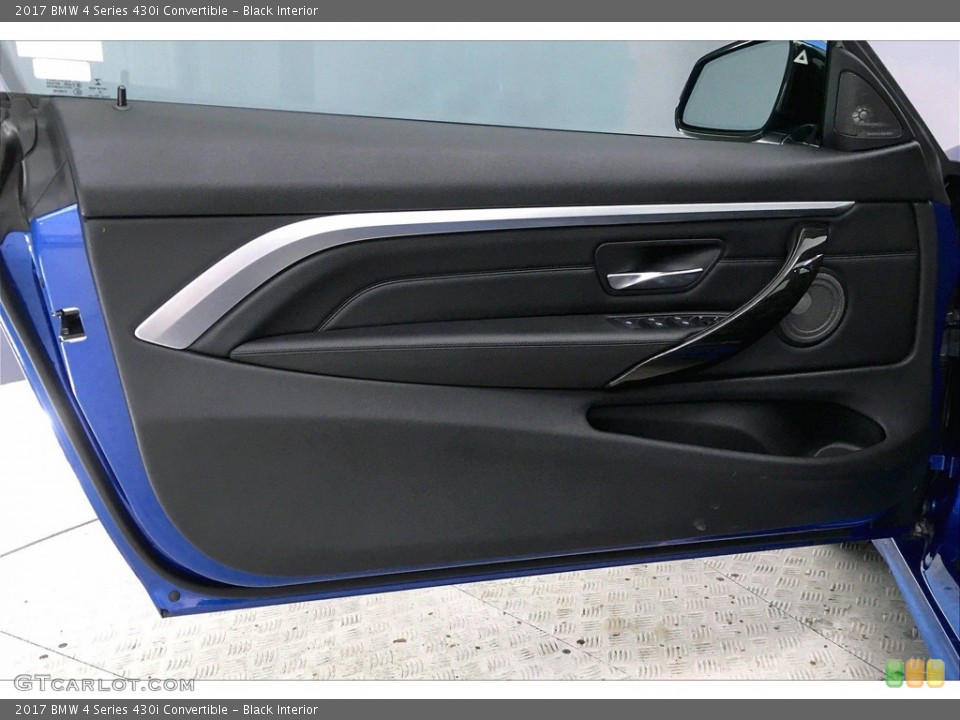 Black Interior Door Panel for the 2017 BMW 4 Series 430i Convertible #140073489