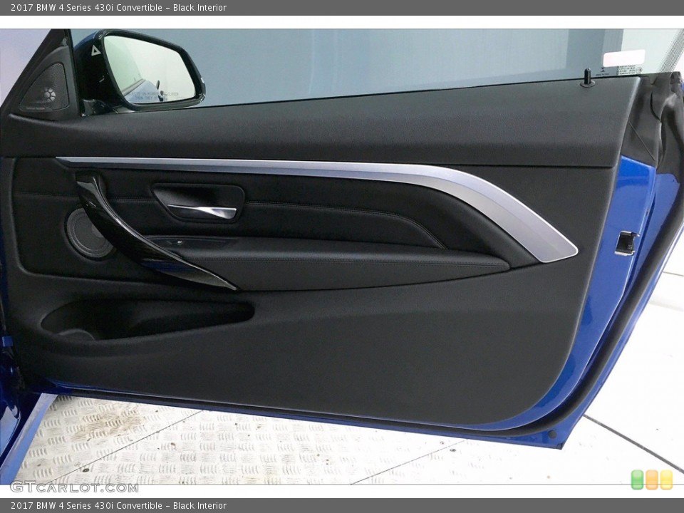 Black Interior Door Panel for the 2017 BMW 4 Series 430i Convertible #140073501