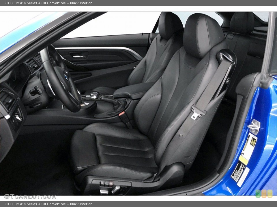 Black Interior Photo for the 2017 BMW 4 Series 430i Convertible #140073546