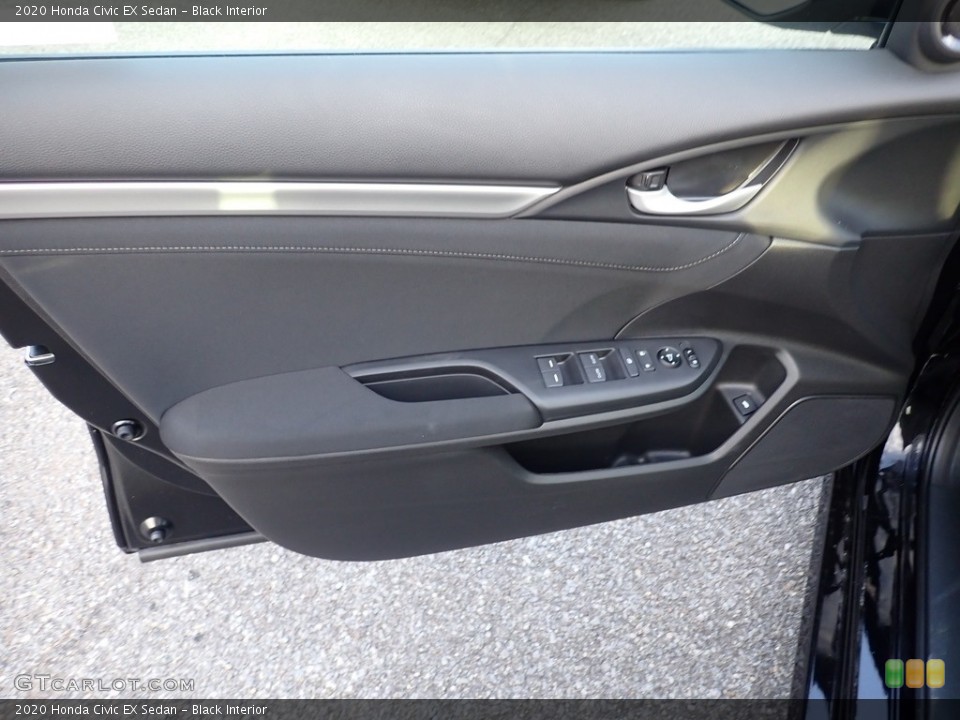 Black Interior Door Panel for the 2020 Honda Civic EX Sedan #140074798