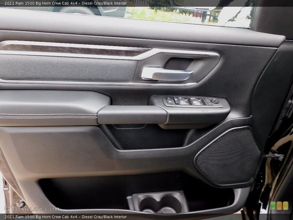 Diesel Gray/Black Interior Door Panel for the 2021 Ram 1500 Big Horn Crew Cab 4x4 #140075312