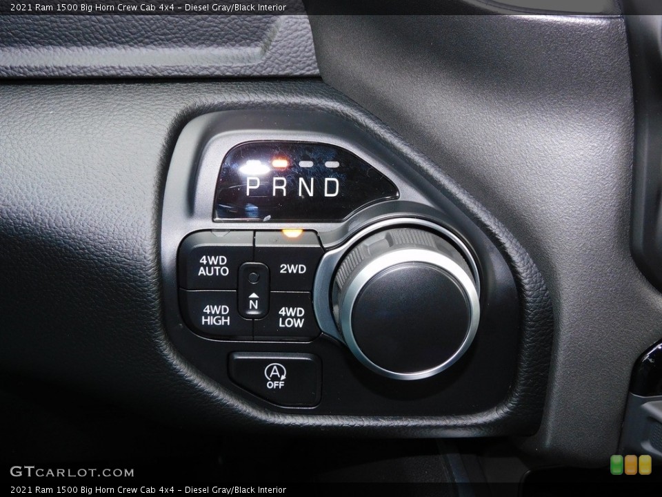 Diesel Gray/Black Interior Transmission for the 2021 Ram 1500 Big Horn Crew Cab 4x4 #140075444