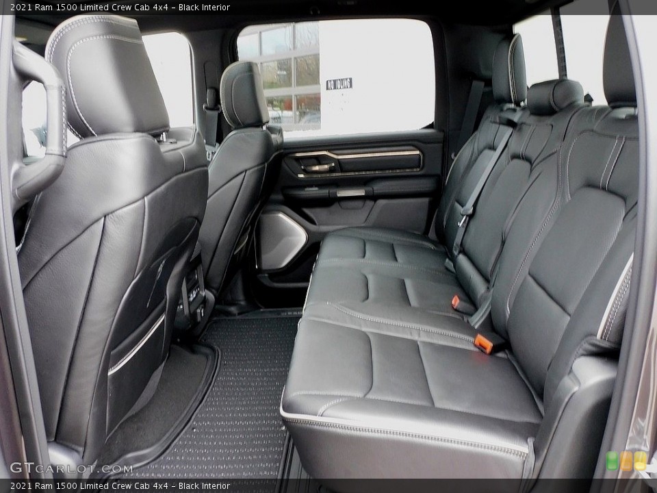 Black Interior Rear Seat for the 2021 Ram 1500 Limited Crew Cab 4x4 #140076242