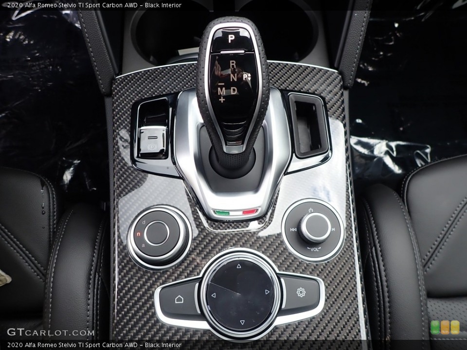 Black Interior Transmission for the 2020 Alfa Romeo Stelvio TI Sport Carbon AWD #140077841