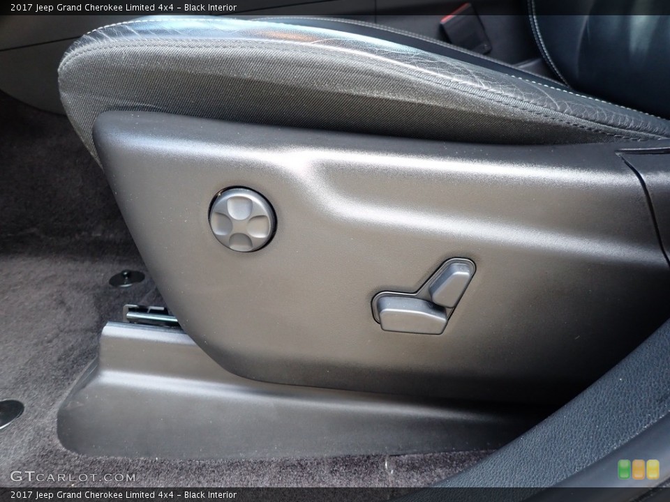 Black Interior Front Seat for the 2017 Jeep Grand Cherokee Limited 4x4 #140078366