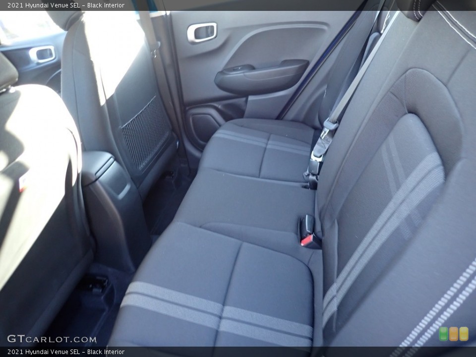 Black Interior Rear Seat for the 2021 Hyundai Venue SEL #140078381