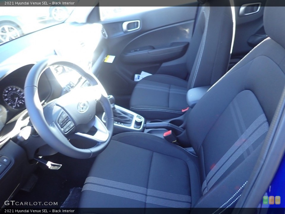 Black Interior Front Seat for the 2021 Hyundai Venue SEL #140078447