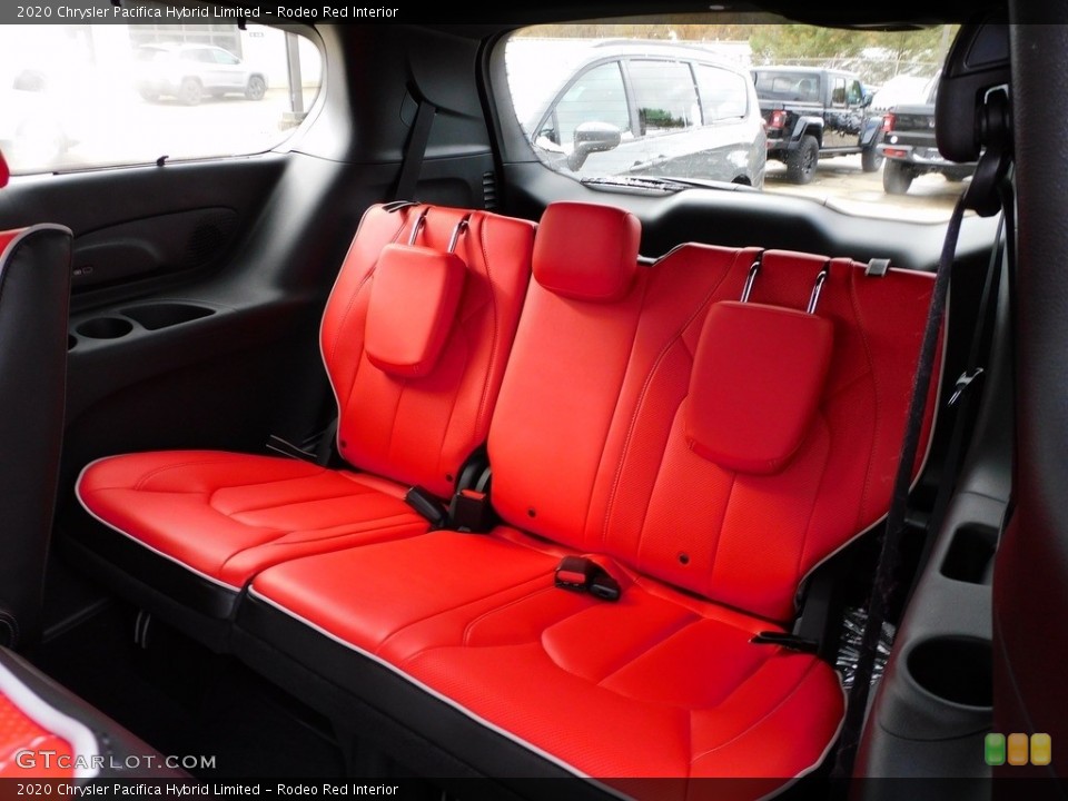 Rodeo Red Interior Rear Seat for the 2020 Chrysler Pacifica Hybrid Limited #140079935