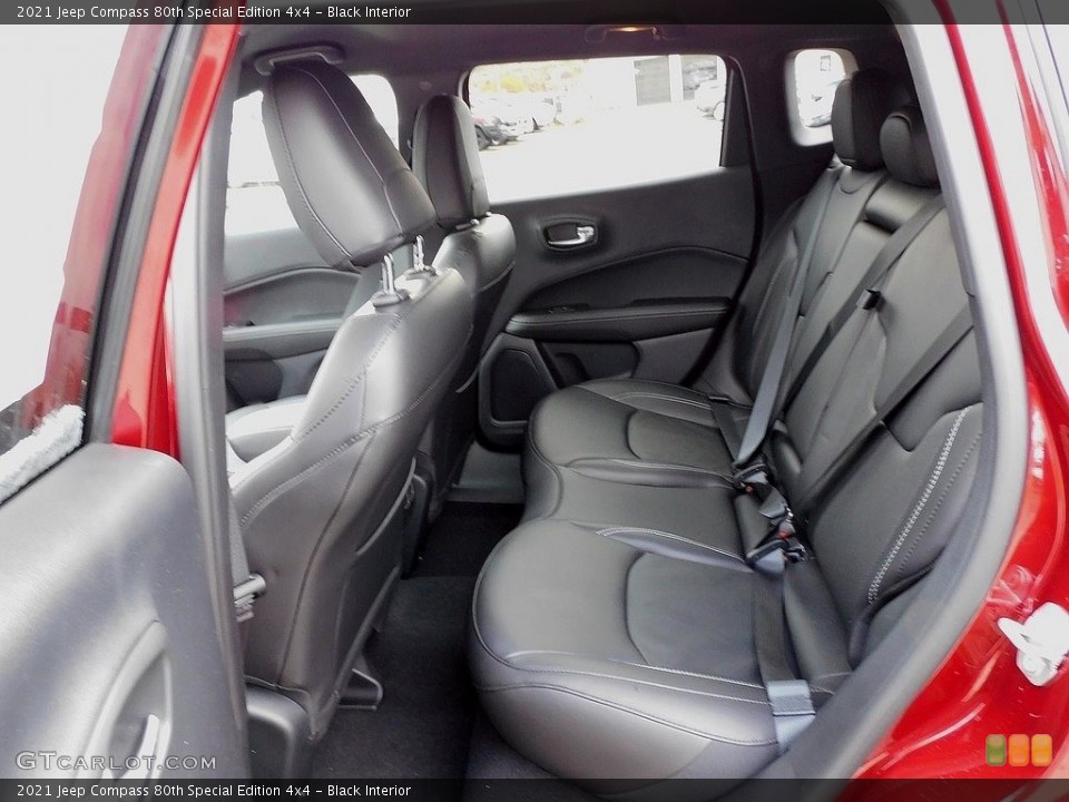 Black Interior Rear Seat for the 2021 Jeep Compass 80th Special Edition 4x4 #140080382