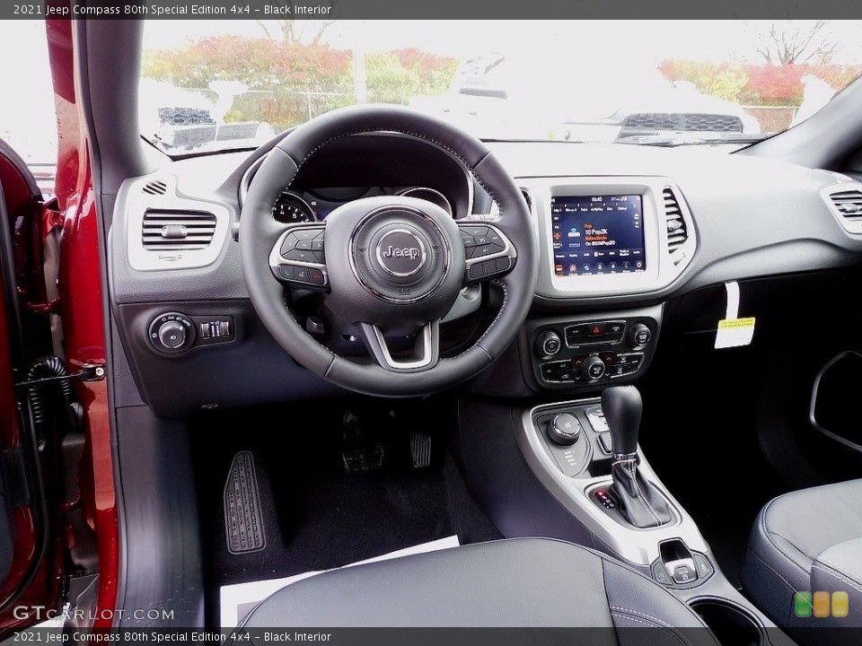 Black Interior Front Seat for the 2021 Jeep Compass 80th Special Edition 4x4 #140080400
