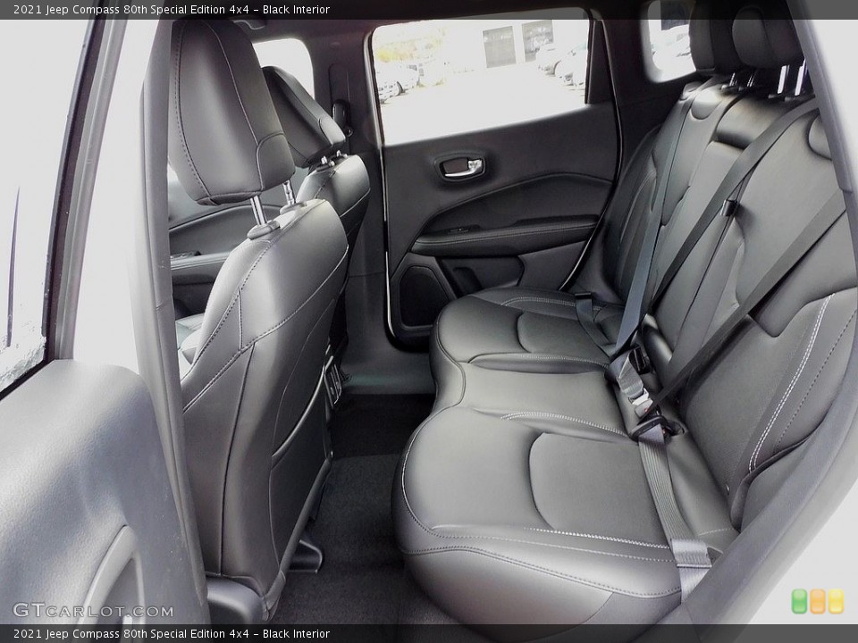 Black Interior Rear Seat for the 2021 Jeep Compass 80th Special Edition 4x4 #140080829