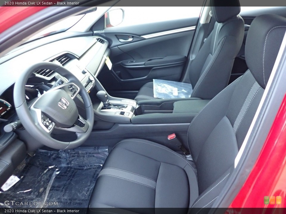 Black Interior Front Seat for the 2020 Honda Civic LX Sedan #140081690