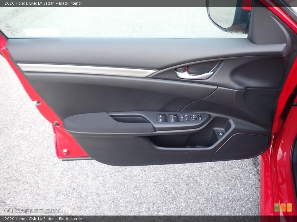 Black Interior Door Panel for the 2020 Honda Civic LX Sedan #140081759