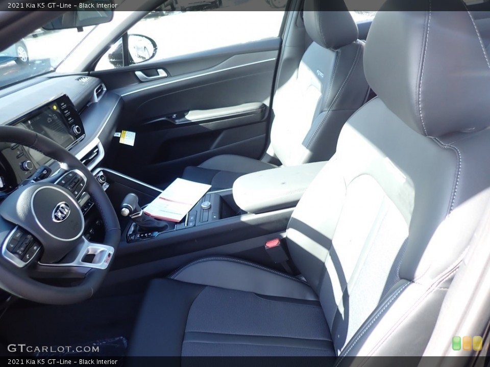 Black Interior Front Seat for the 2021 Kia K5 GT-Line #140082962