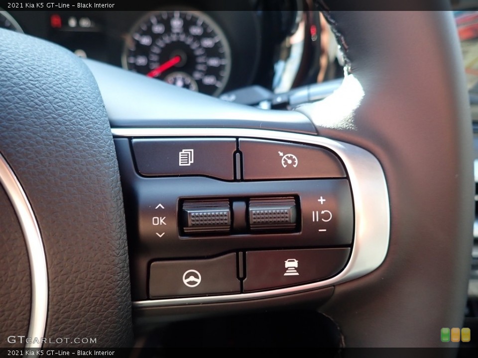 Black Interior Steering Wheel for the 2021 Kia K5 GT-Line #140083061