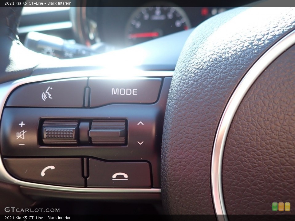 Black Interior Steering Wheel for the 2021 Kia K5 GT-Line #140083079