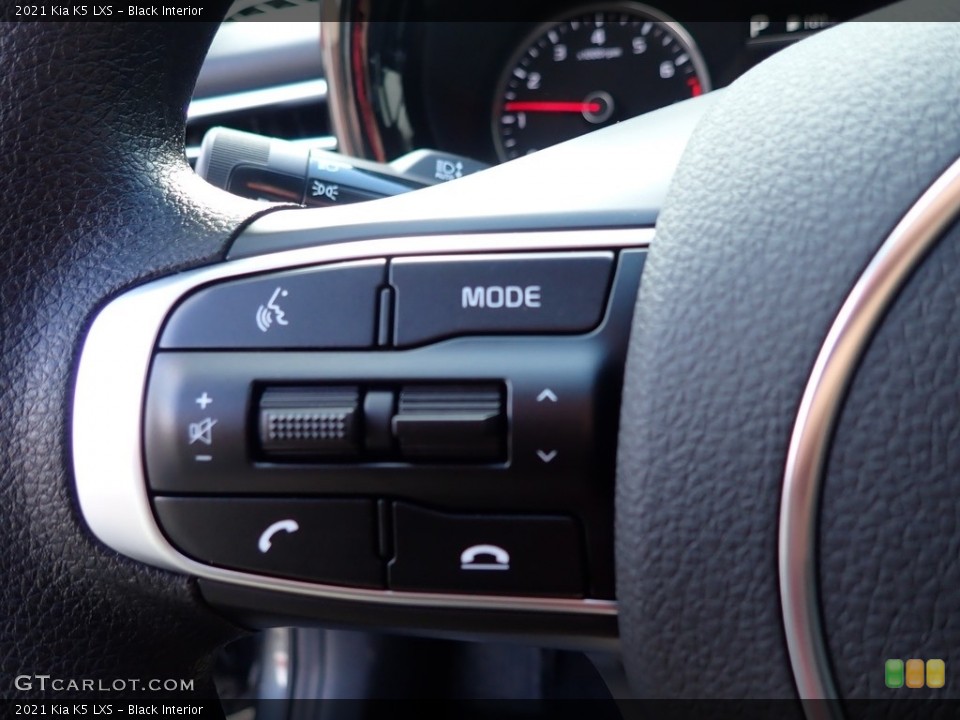 Black Interior Steering Wheel for the 2021 Kia K5 LXS #140083427