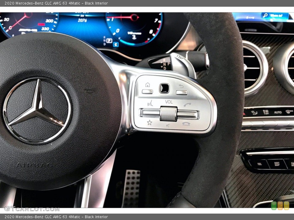 Black Interior Steering Wheel for the 2020 Mercedes-Benz GLC AMG 63 4Matic #140083535