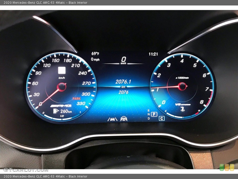 Black Interior Gauges for the 2020 Mercedes-Benz GLC AMG 63 4Matic #140083556