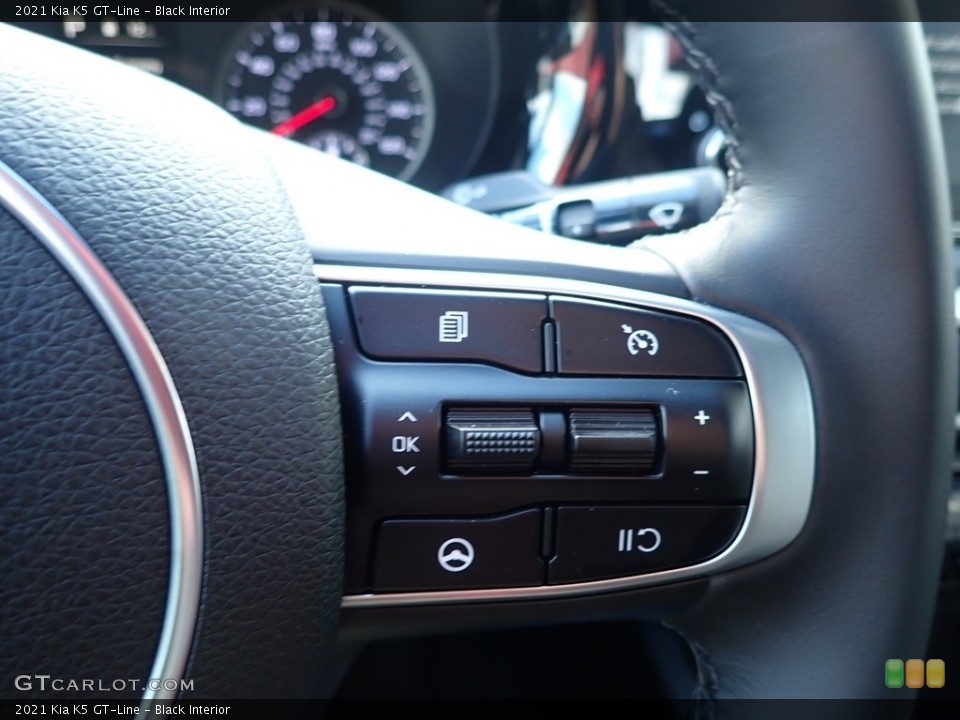 Black Interior Steering Wheel for the 2021 Kia K5 GT-Line #140084138
