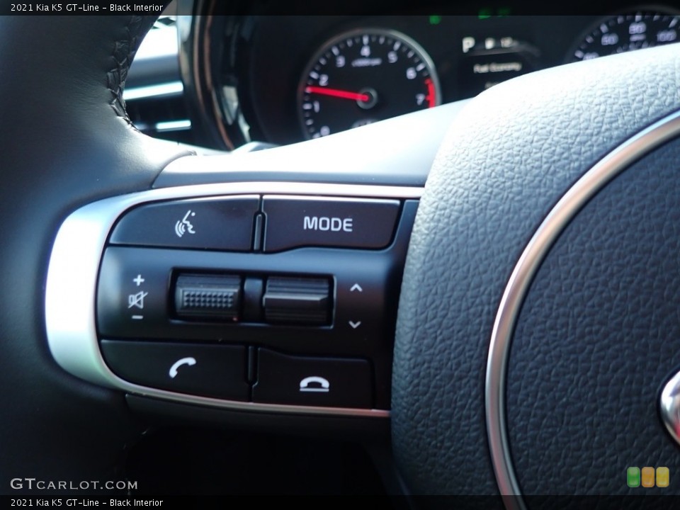 Black Interior Steering Wheel for the 2021 Kia K5 GT-Line #140084156