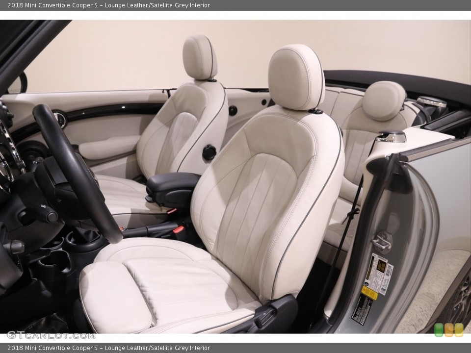 Lounge Leather/Satellite Grey Interior Photo for the 2018 Mini Convertible Cooper S #140084567